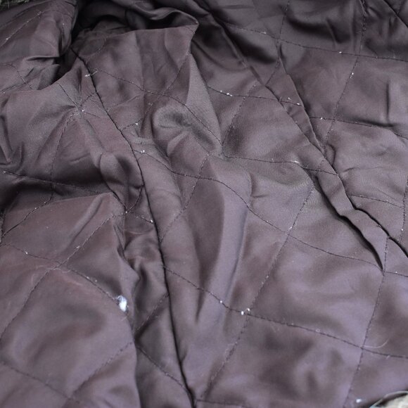 Women's BB Dakota Jacket with Snap On-Neck Faux Fur Liner SMALL Brown - Picture 15 of 15